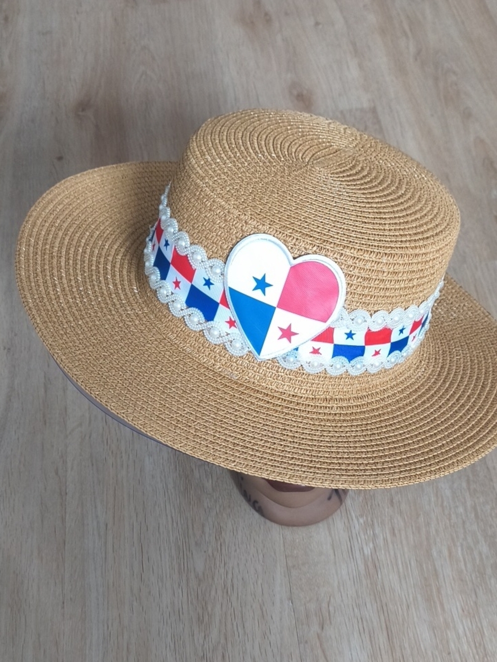 PANAMA FLAG Straw Hat